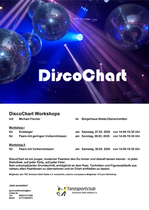 DiscoChart Workshops 07./08.03.2026 + 30.05.2026